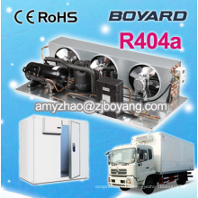 petite unité de réfrigération de transport pour fourgon avec unité de condensation de compresseur de réfrigération R404a